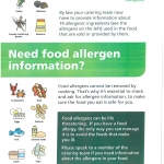 Allergen information. 