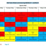 KS3 Tests Week commencing 08/05/17 – 12/05/17