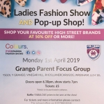 Ladies fashion show and pop-up shop!