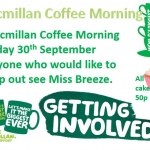 Macmillan coffee morning